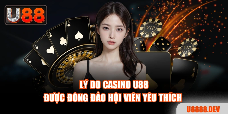 Lý do casino U88 được đông đảo hội viên yêu thích