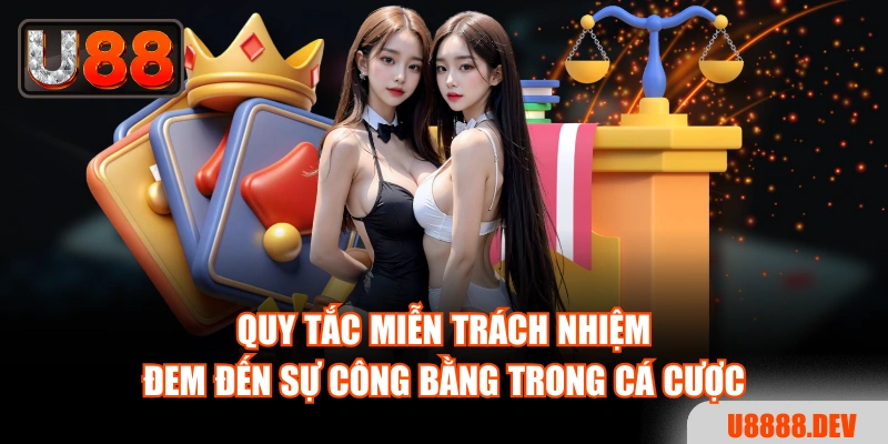 Quy tắc miễn trách nhiệm đem đến sự công bằng trong cá cược