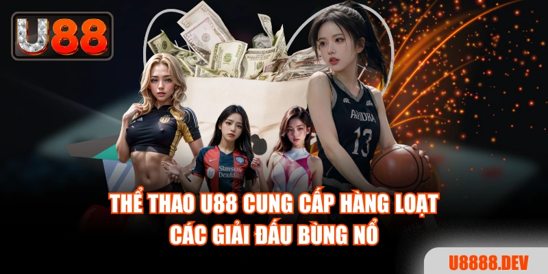 Thể thao U88 cung cấp hàng loạt các giải đấu bùng nổ